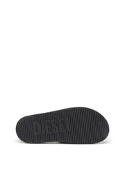 Sa-Slide D-Denim slides with embossed strap Diesel