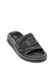 Sa-Slide D-Denim slides with embossed strap Diesel