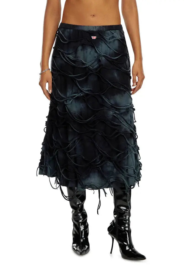 Midi skirt with floating strands Diesel