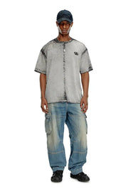 Burnout T-shirt with Oval D logo Diesel
