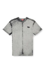 Burnout T-shirt with Oval D logo Diesel