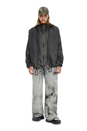 Track pants in burnout plated jersey Diesel