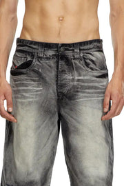 5-pocket pants with layered leg Diesel