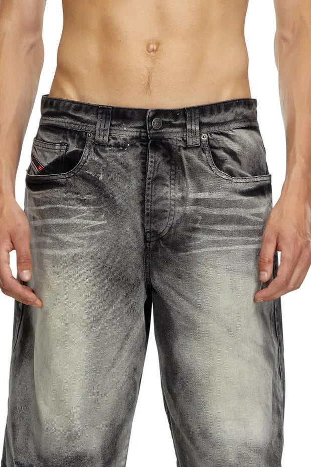 5-pocket pants with layered leg Diesel
