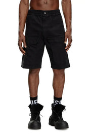 Cargo shorts in faded organic cotton Diesel