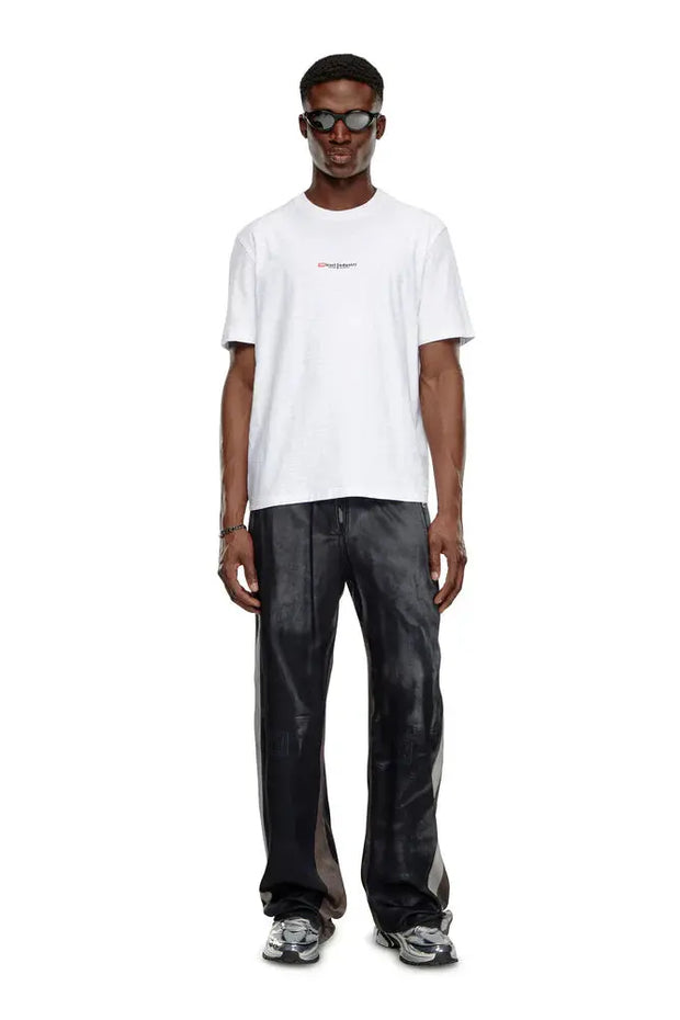Slub jersey T-shirt with Diesel print Diesel