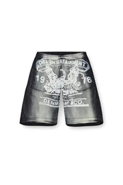 Faded shorts with archival print Diesel