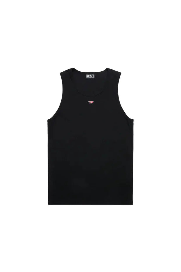 Tank top with mini D logo patch Diesel