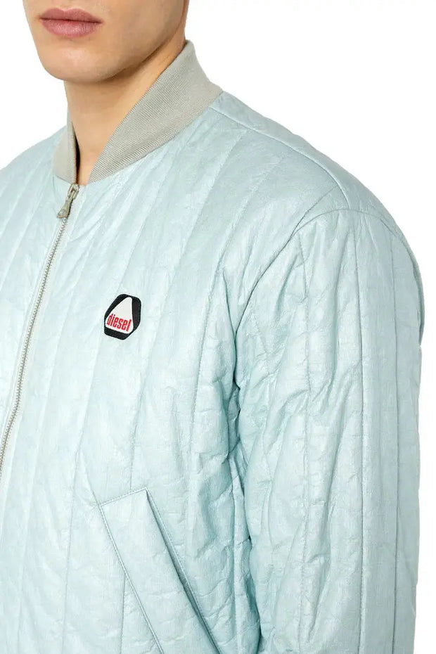 Bomber jacket with back print Diesel