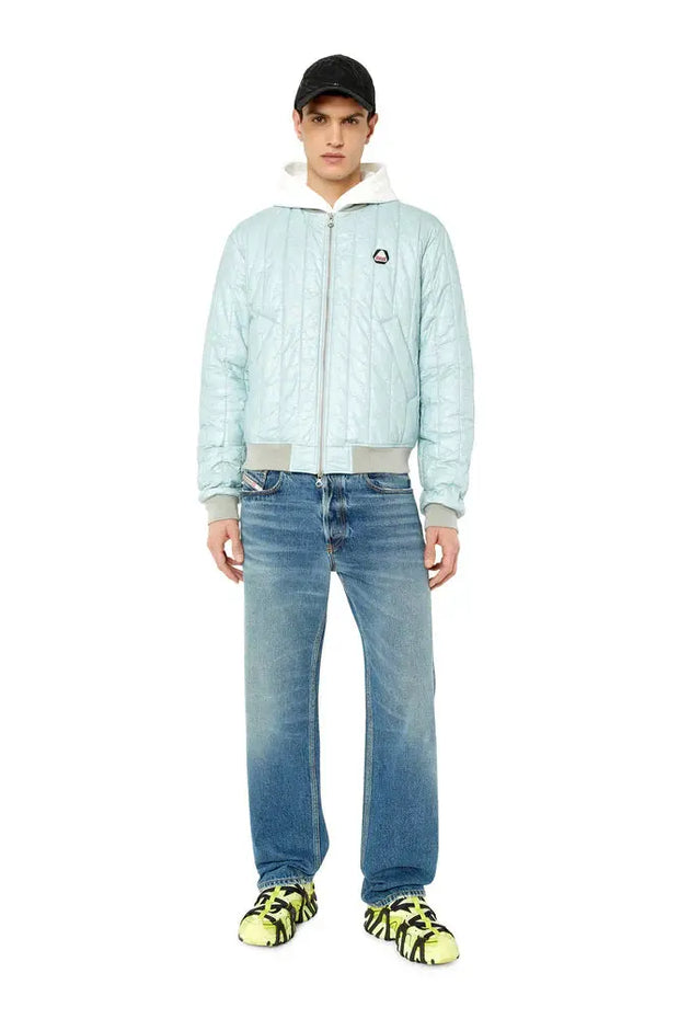 Bomber jacket with back print Diesel