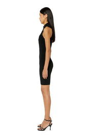 Short dress with cut-out and logo plaque Diesel
