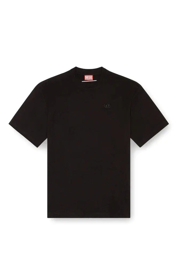 T-shirt with maxi oval D embroidery Diesel