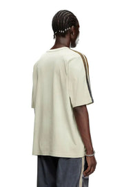 Faded T-shirt with flocked logo print Diesel