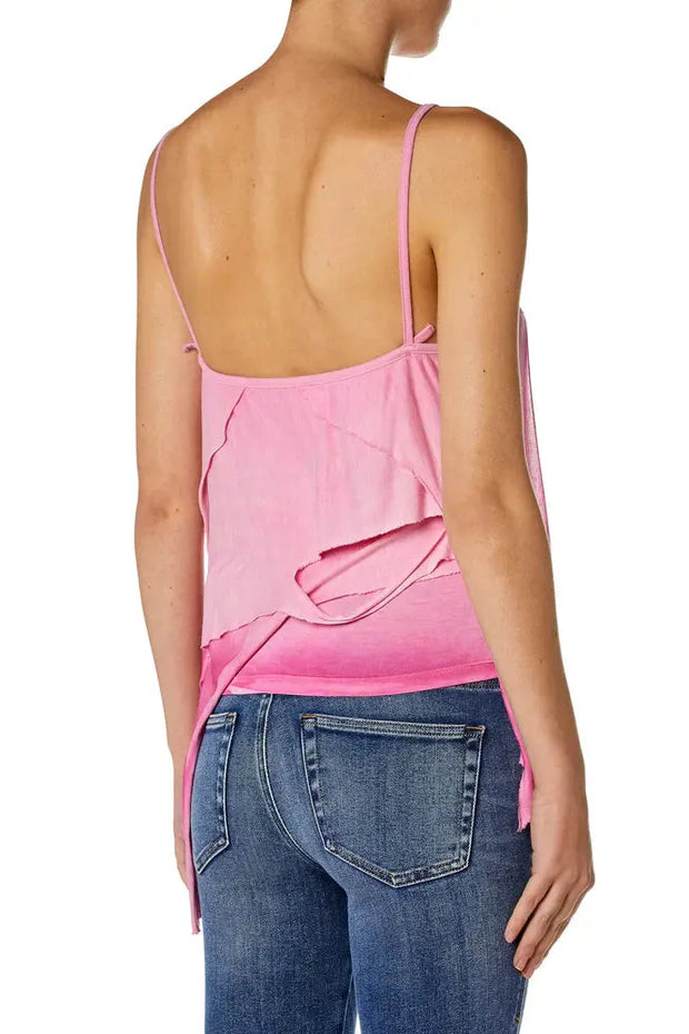 Fluid camisole with destroyed layers Diesel
