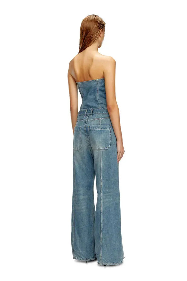 Denim strapless jumpsuit Diesel