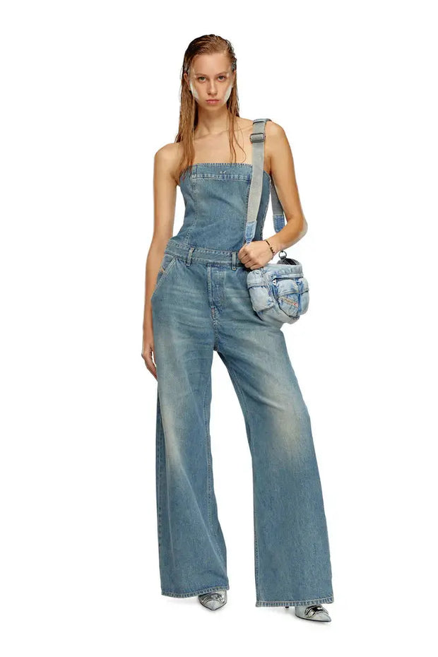 Denim strapless jumpsuit Diesel