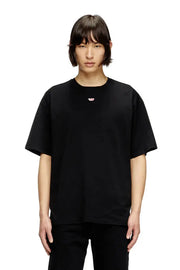 T-shirt with embroidered D patch Diesel