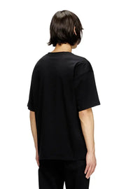T-shirt with embroidered D patch Diesel