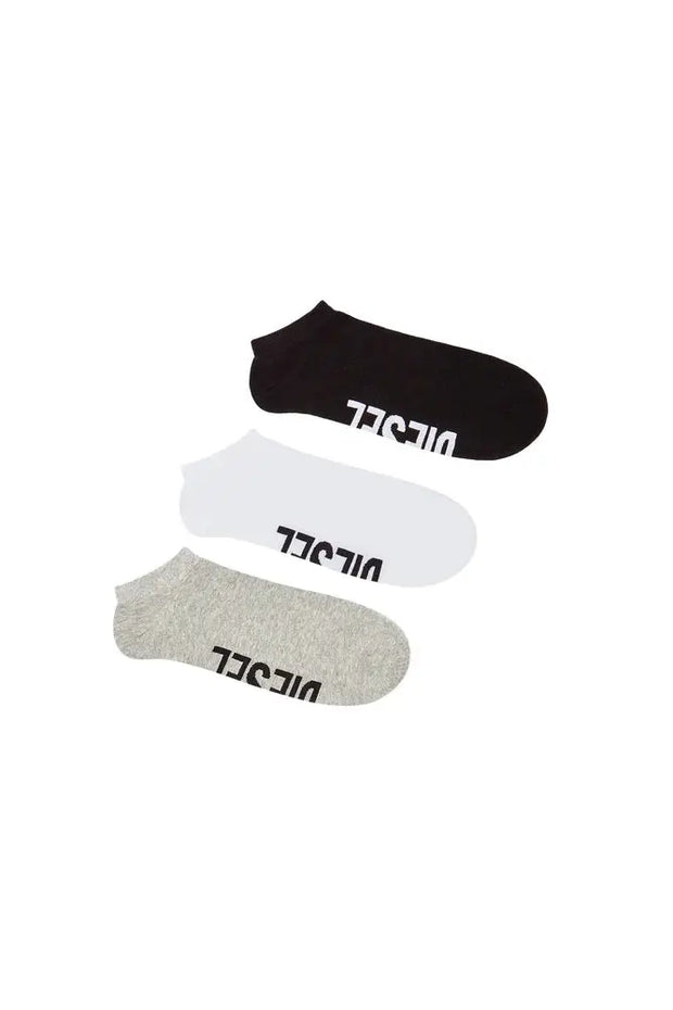3-pack low-cut logo instep socks Diesel