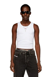 Tank top with mini D logo patch Diesel