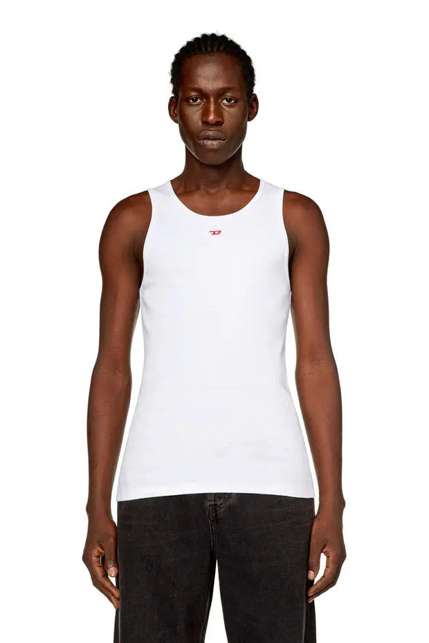 Tank top with mini D logo patch Diesel