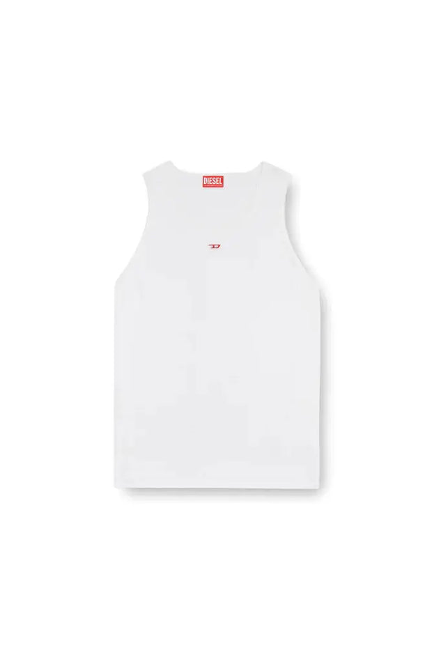 Tank top with mini D logo patch Diesel
