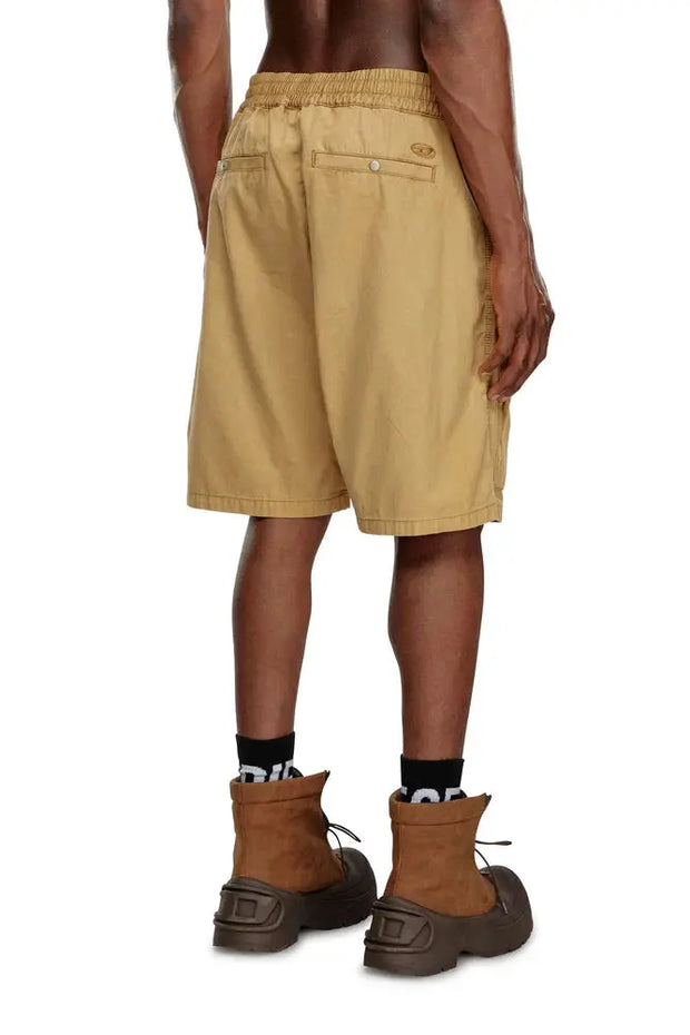 Cargo shorts in faded organic cotton Diesel
