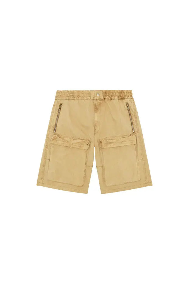 Cargo shorts in faded organic cotton Diesel