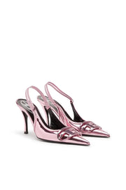 D-Venus-Slingback Pumps With Mirror Finish Diesel