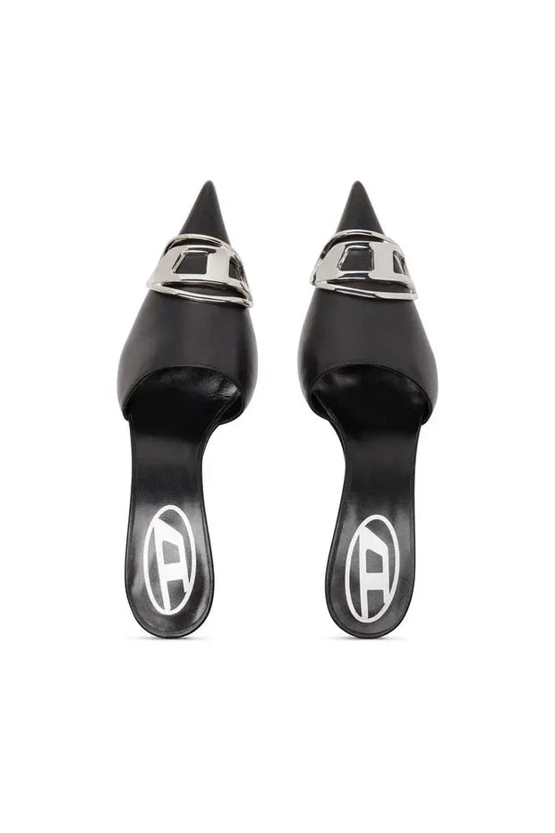 D-Venus-Kitten-Heel Mules In Nappa Leather Diesel