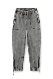 Faded Track Pants With Toggle Waist Diesel