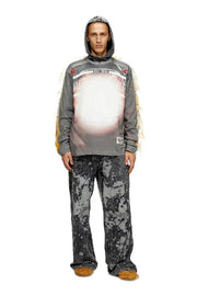 Long-Sleeve T-Shirt With  Fuzzy Trims Diesel