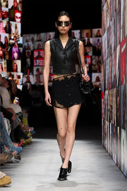 Skirt With Devoré Sweat Stains Diesel