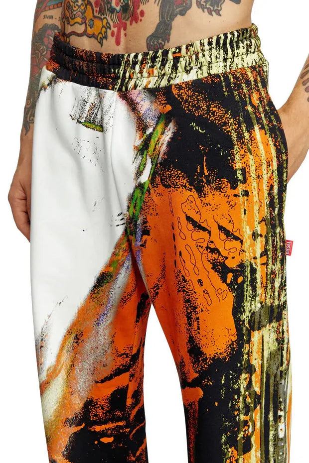 Track Pants With Pop Print Diesel