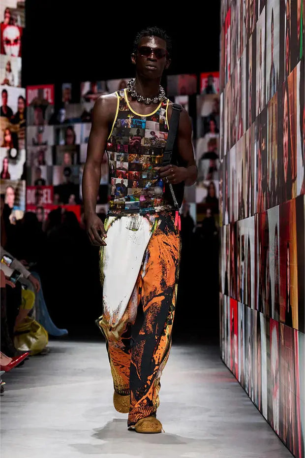 Track Pants With Pop Print Diesel