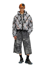 Burnout Sweat Shorts With Camo Effect Diesel