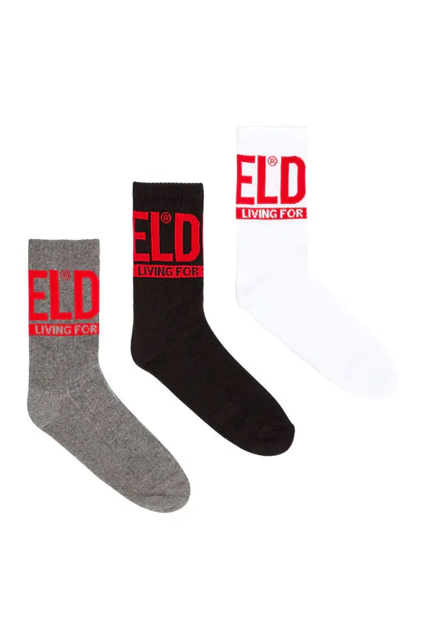 3-Pack Of Socks With Diesel Logo Diesel