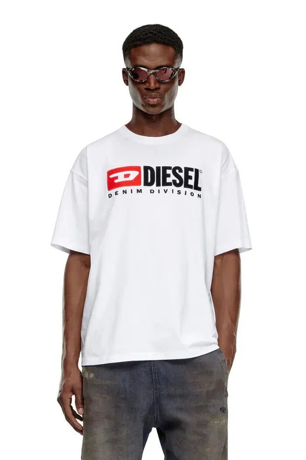 T-shirt with Diesel patch logo Diesel