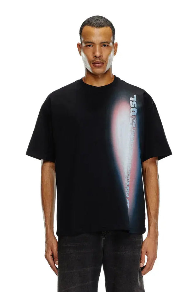 Pop Print Crew Neck T-Shirt Diesel