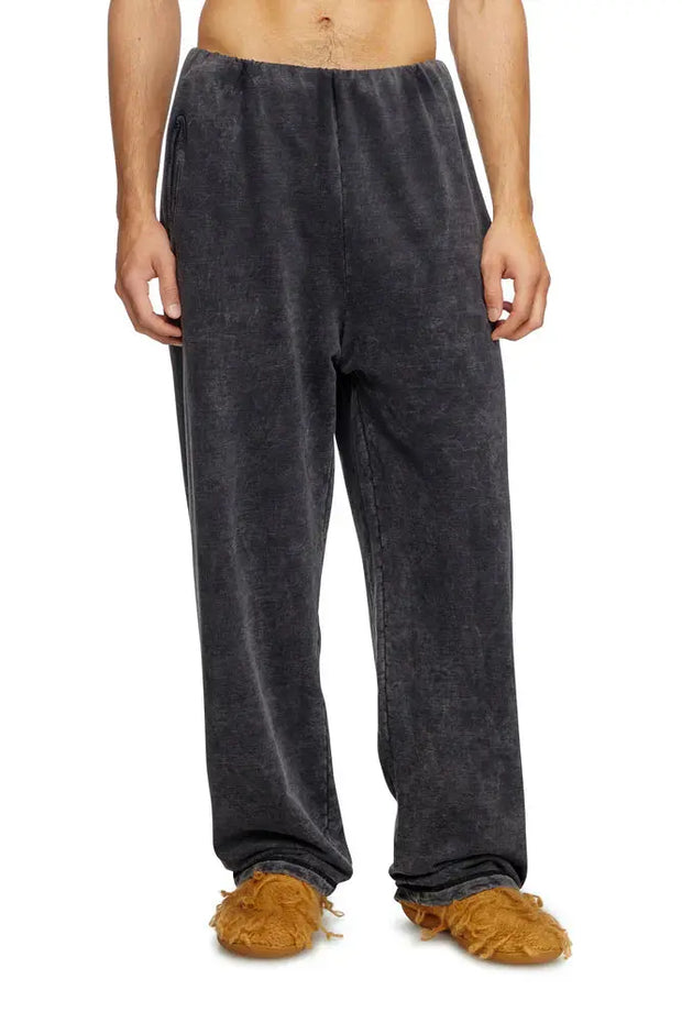 Track Pants With Denim Effect Diesel