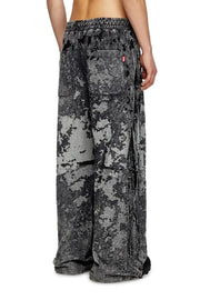 Burnout Track Pants With Camo Effect Diesel