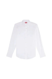 Micro-twill shirt with tonal embroidery Diesel