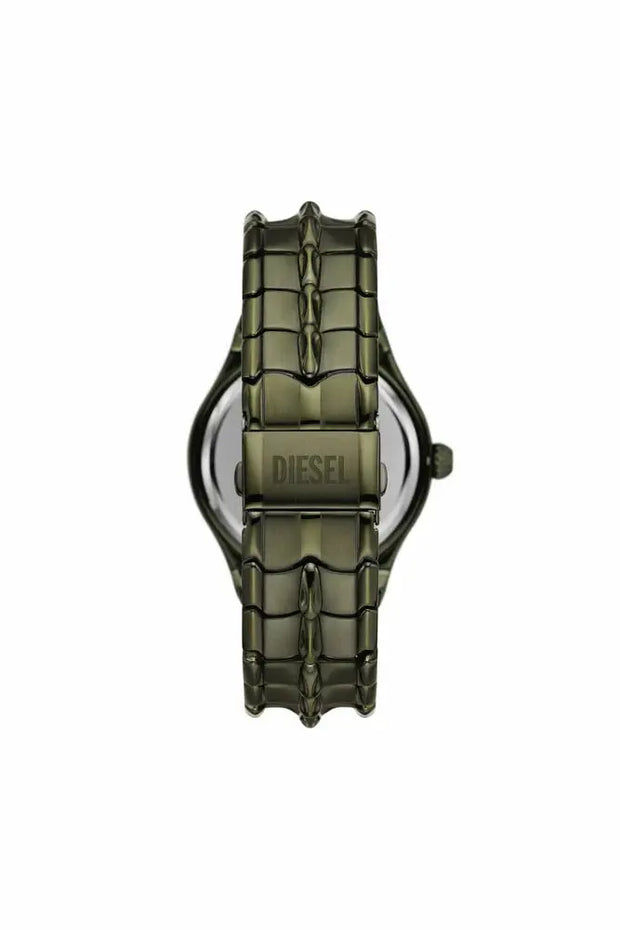 Vert Three-Hand Date, Green Stainless Steel Watch Diesel