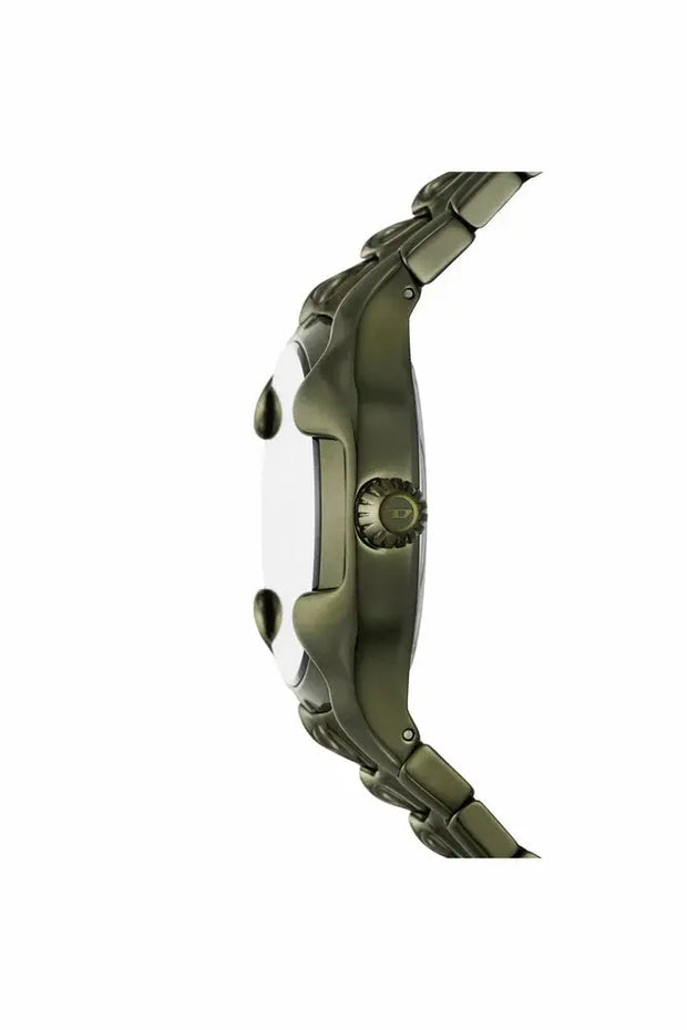 Vert Three-Hand Date, Green Stainless Steel Watch Diesel