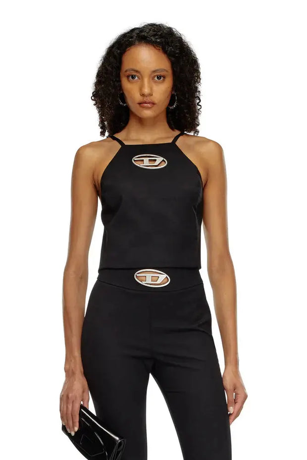 Twill top with metal Oval D plaque Diesel