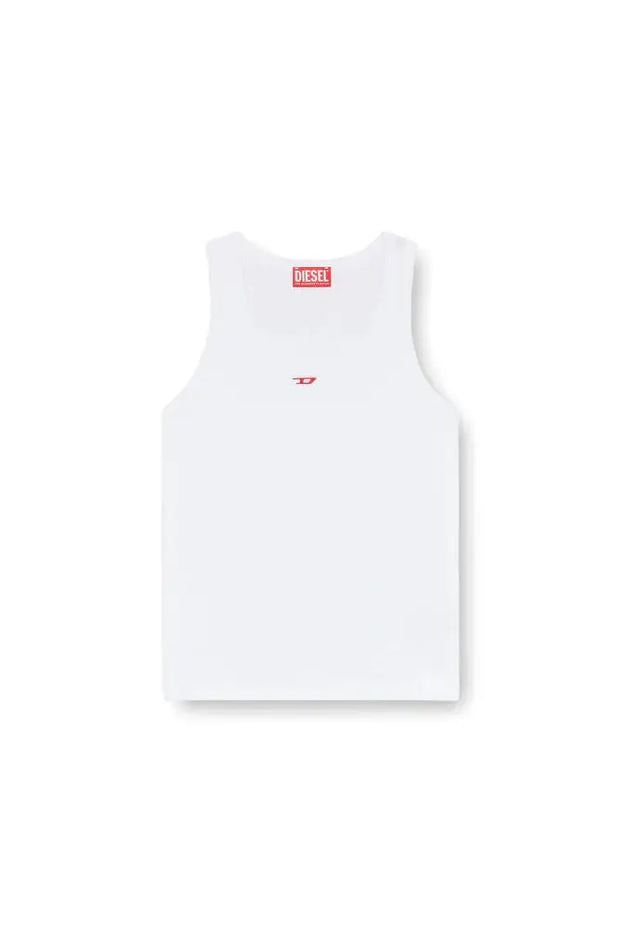 Tank top with embroidered D patch Diesel