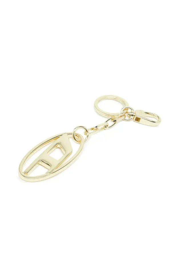 Metal keyring with logo plaque Diesel