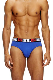 Three-pack of solid-colour briefs Diesel