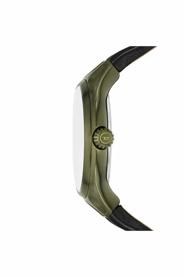 Streamline three-hand stainless steel watch Diesel