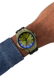Streamline three-hand stainless steel watch Diesel